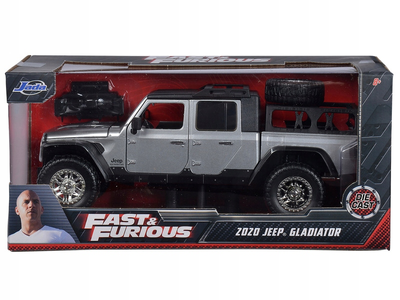 Іграшкова машинка Fast & Furious Jeep Gladiator 1:24 (4006333070532)