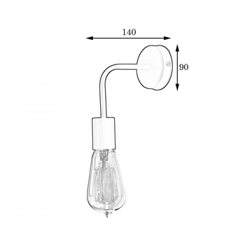 Бра в стиле лофт MSK Electric Asket NL 1440