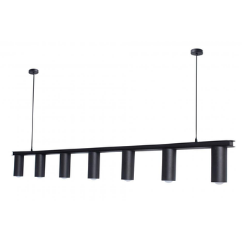 Люстра подвесная MSK Electric Tube в стиле лофт NL 2450-7 BK