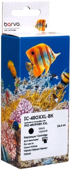 Картридж Barva совместимый с Canon PGI-480PGBK XXL (1969C001AA) 24.4 мл Black (IC-480XXL-BK)