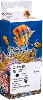 Картридж Barva совместимый с Canon PGI-425PGBK (4532B001) 19.4 мл Black (IC-425BK)