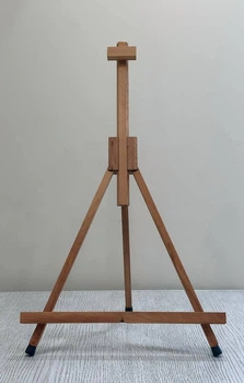 Мольберт для рисования буковый тренога настольный покрытый маслом М14 To be wood 76 х 40 х 24 см