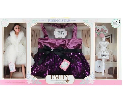 Кукла "EMILY" детская сумочка, в коробке. Multicolor (97018)