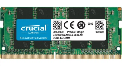 Модуль памяти Crucial DDR4 16Gb 3200 MHz Sodimm CL22 (CT16G4SFRA32A) Б/у