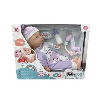 Пупс функціональний із аксесуарами "Babydoll". Purple (139663)