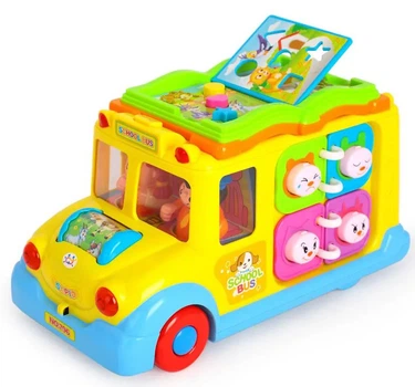 Развивающая игрушка Многофункциональный Школьный Автобус Limo toy Английское озвучивание
