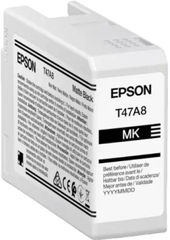 Картридж з чорнилом Epson T47A8 UltraChrome Pro 50 мл Matt Black (8715946680972)