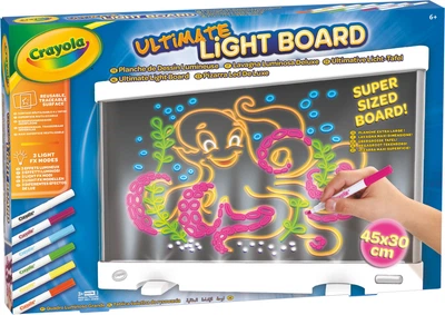 Дошка для малювання Crayola 45 х 30 см з підсвічуванням + Фломастери (74-7504-M)