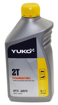 Масло для двухтактных двигателей YUKO MOTOMIX 2T 1л, арт.смаз147