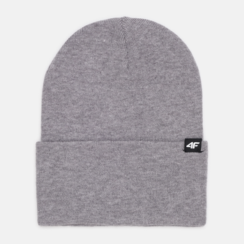 Шапка 4F AW23ACAPM316-25M One Size Серая (5904698349364)