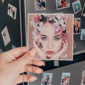 Фотомагніти набір 6 шт. L (фотомагніти на холодильник, магніти з фото) Your Magnets