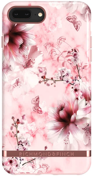 Панель Richmond&Finch PinkMarble Floral для Apple iPhone 6 Plus/6s Plus/7 Plus/8 Plus Різнокольоровий (7350076898340)