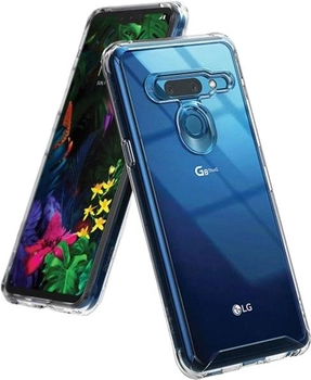 Etui plecki Ringke Fusion do LG G8 ThinQ Clear (8809659043190)