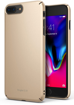 Etui plecki Ringke Slim do Apple iPhone 7 Plus/8 Plus Royal Gold (8809512153394)