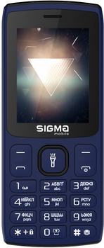 Мобильный телефон Sigma mobile X-Style 34 NRG Type-C Blue (4827798120521)