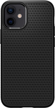 Etui plecki Spigen Liquid Air do Apple iPhone 12 mini Matte Black (8809710756779)