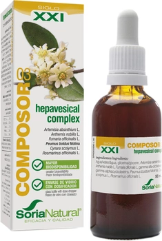 Suplement diety Soria Natural Composor 3 Hepavesical Complex S XXl 50 ml (8422947152031)