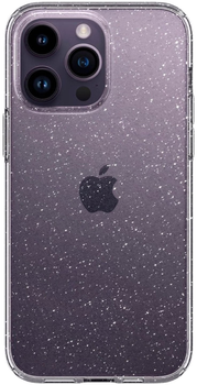 Etui plecki Spigen Liquid Crystal Glitter do Apple iPhone 14 Pro Max Rose quartz (8809811863413)