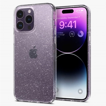 Панель Spigen Liquid Crystal Glitter для Apple iPhone 14 Pro Max Рожевий кварц (8809811863413)