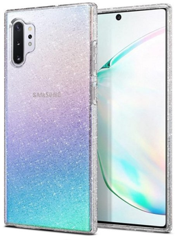 Etui plecki Spigen Liquid Crystal Glitter do Samsung Galaxy Note 10 Plus Crystal quartz (8809671011733)
