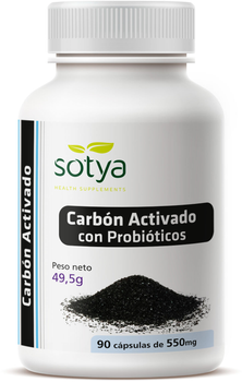 Дієтична добавка Sotya Carbon Activado Con Probiotico 90 капсул (8427483000600)