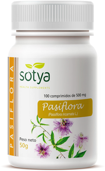 Дієтична добавка Sotya Pasiflora 100 таблеток (8427483014058)