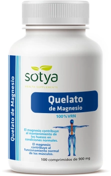 Дієтична добавка Sotya Quelato Magnesio 100 таблеток (8427483004509)