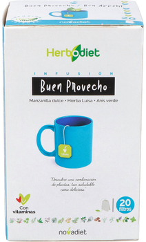 Herbata ziołowa Novadiet Herbodiet Buen Provecho 20 szt. (8425652001526)