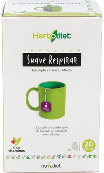 Трав'яний чай Novadiet Herbodiet Suave Respirar 20 шт (8425652001540)