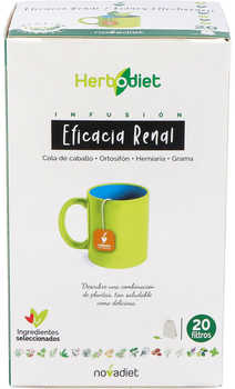 Трав'яний чай Novadiet Herbodiet Eficacia Renal 20 шт (8425652005074)