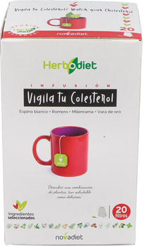 Трав'яний чай Novadiet Herbodiet Vigila Colestero 20 шт (8425652005128)