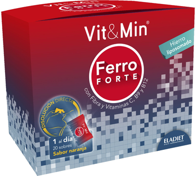 Suplement diety Eladiet Vit y Min Ferro Forte 20 saszetek (8420101215882)