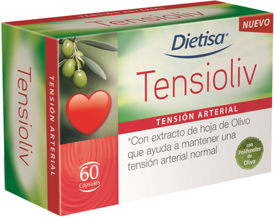 Дієтична добавка Dietisa Tensioliv 60 капсул (3175681194533)