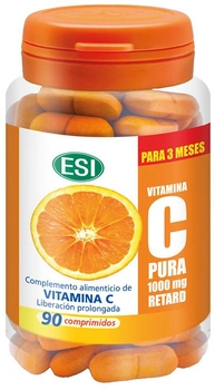 Suplement diety Trepat Diet Vitamina C Pura 1000 mg Retard 90 tabletek (8008843130818)