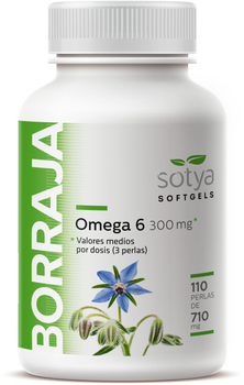 Suplement diety Sotya Borraja Borraja Omega 6 710 mg 110 perełek (8427483009337)