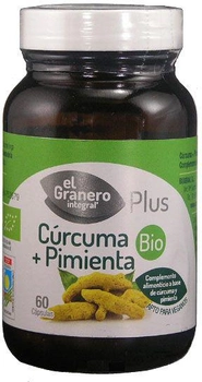 Suplement diety EL Granero Curcuma Pimienta Bio 440 mg 60 kapsułek (8422584034004)