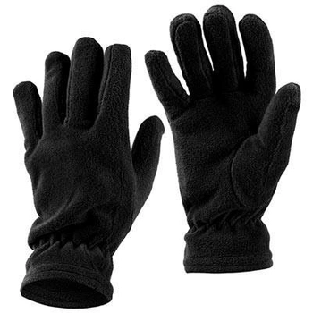 Перчатки тактические, флис, размер уника L/XL, цвет черный