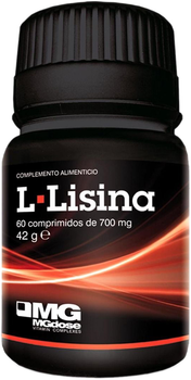 Дієтична добавка Mgdose L-Lisina 700 мг 60 таблеток (8422947597085)