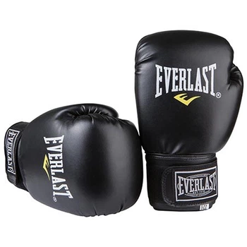 Боксерские перчатки Everlast размер 12 oz черные EVDX380-12BL