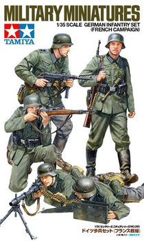 Модель для склеювання Tamiya German Infantry Set, French Campaign (4950344352937)