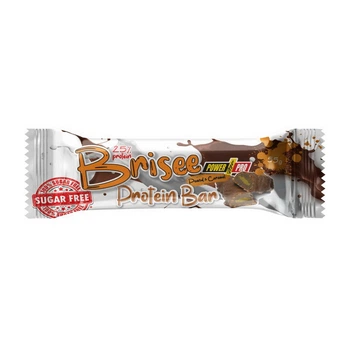 Протеїновий батончик Power Pro Brisee Protein Bar 25% sugar free 55 г peanut & caramel