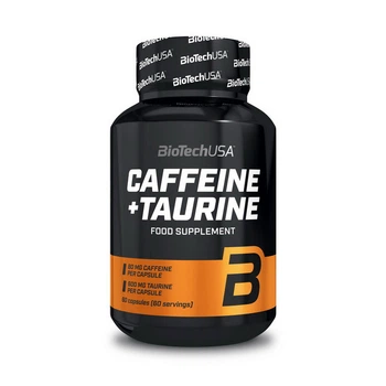 Передтренувальний комплекс BioTech Caffeine + Taurine (60 капсул)