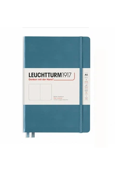 Блокнот Leuchtturm1917 Rising Colours Средний, Stone Blue, клетка (363336)
