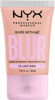 Podkład do twarzy NYX Professional Makeup Bare With Me Blur 03 Light Ivory 30 ml (0800897234287)
