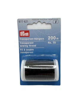 Нитка Prym прозора (чорна) 200м