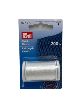 Нитка Prym еластична (біла) 200м