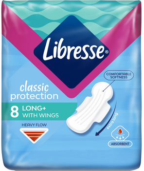Прокладки гігієнічні Libresse Classic Long 8 шт (7322541233512)