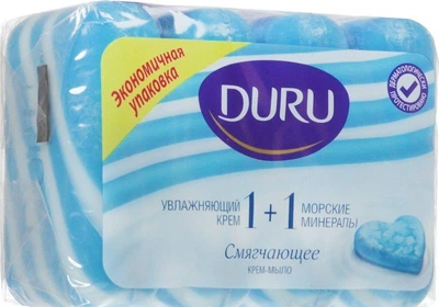Мило тверде Duru Soft Sensations Морські мінерали 320 г 4 шт (8690506025090)