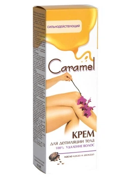 Крем для депіляції Caramel 100% видалення волосся 100 мл (4823015920264)