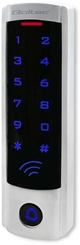 Кодовий замок Qoltec Dione з RFID-зчитувачем, IP68, ЕМ, Slim (52445) (5901878524450)